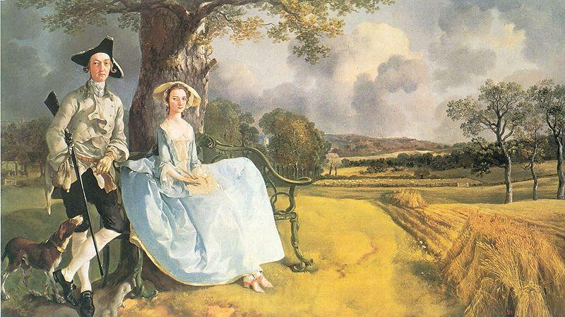 Thomas Gainsborough Portrat von Mr und Mrs Andrews